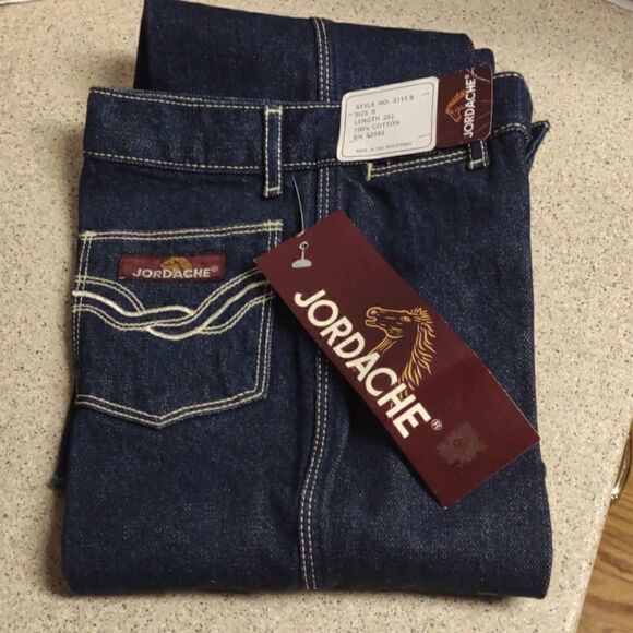 👍 Vintage  80s Girls  Size 8 Jordache Jeans. K1 - Picture 1 of 9